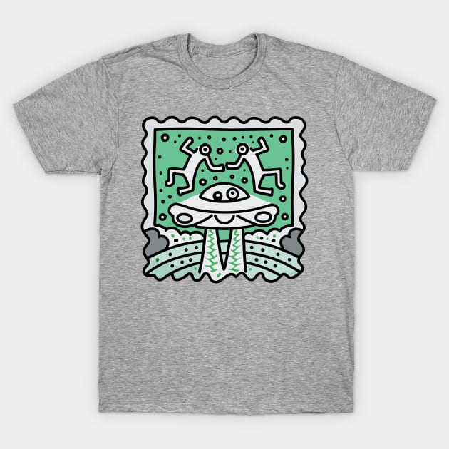 Keith Haring Inspired Alien connection T-Shirt by TeeTrendz
